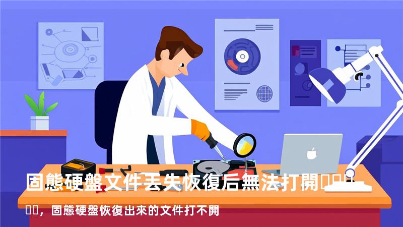 固態硬盤文件丟失恢復后無法打開，固態硬盤恢復出來的文件打不開